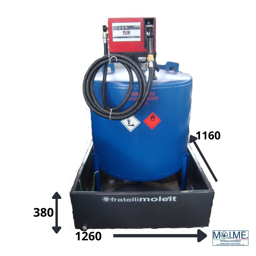 Serbatoio Gasolio 490 litri Verticale