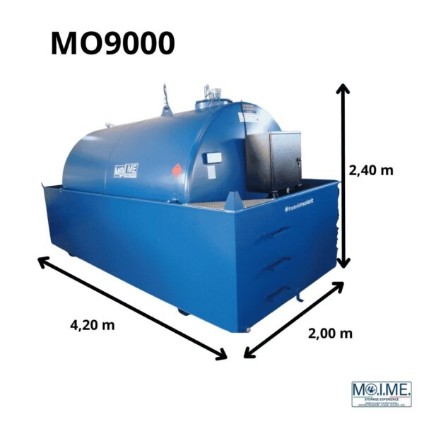 Serbatoio Gasolio Omologato 9000 litri